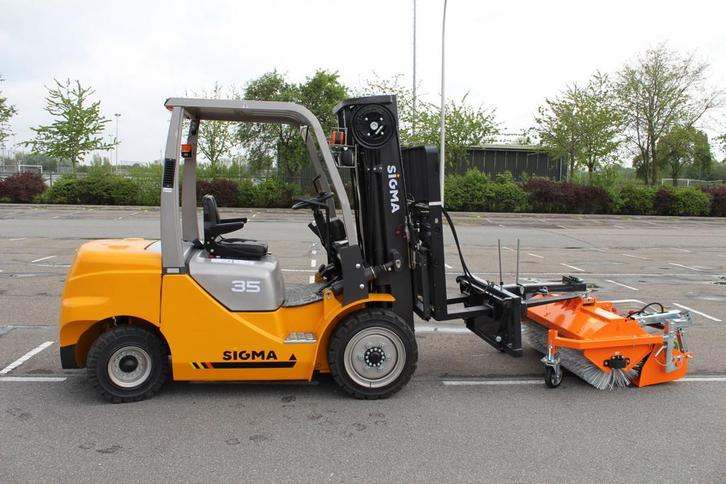Sigma heftruck mitsubishi diesel 3.5t, Zakelijke goederen, Landbouw | Werktuigen