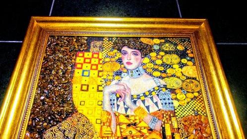 Baltisch amber foto - Klimt-collectie - Barnsteen - 47 cm -, Verzamelen, Mineralen en Fossielen