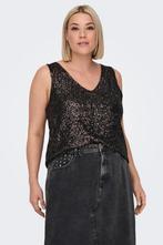 ONLY singlet glitters v-halsM=46/48Maat 46/48 (XL) of groter, Verzenden, Nieuw, Maat 46/48 (XL) of groter, Overige kleuren