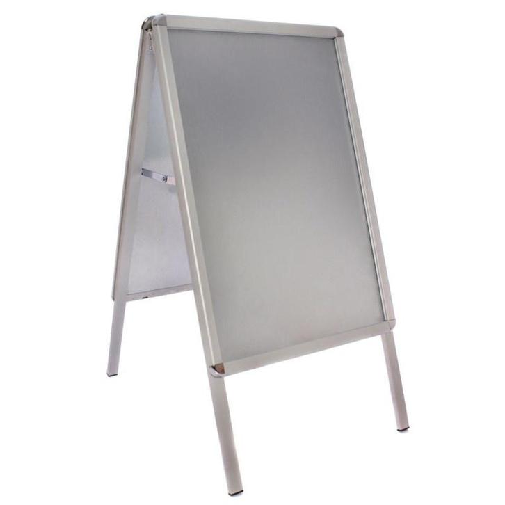 Stoepbord | Aluminium | Kliklijst (A2) | 463x700x780(h)mm, Zakelijke goederen, Horeca | Keukenapparatuur, Nieuw in verpakking