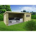 Tuinhuis in hout - modern rohan geimpregneerd 2980 + 3644 x, Tuin en Terras, Nieuw