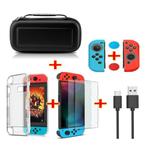 6 in 1 Kit voor Nintendo Switch - NS Opbergtas / Hoesje /, Games en Spelcomputers, Nieuw, Verzenden