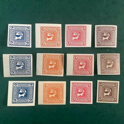 Oostenrijk 1908/1910 - Mercurius in de drie papier types -, Postzegels en Munten, Postzegels | Europa | Oostenrijk