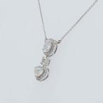 Halsketting - 14 karaat Witgoud - 1.26ct. tw. Diamant, Nieuw