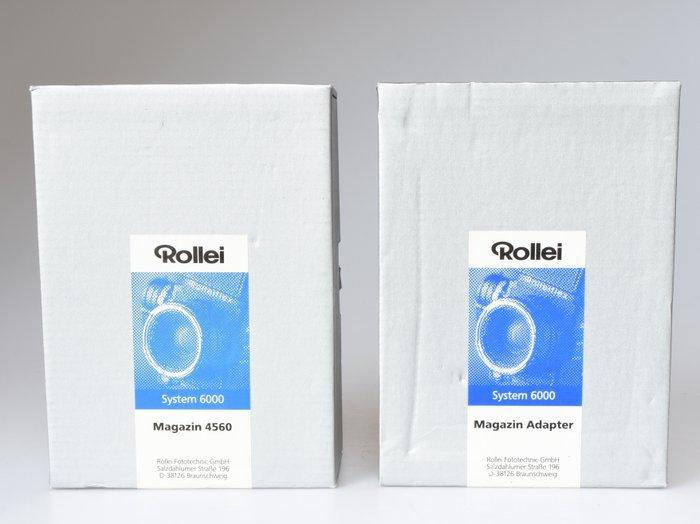 Rollei Magazin 4560 en Magazin Adapter voor 6000 |, Audio, Tv en Foto, Fotocamera's Analoog