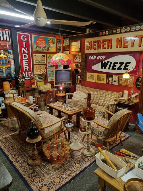 cafe stoelen tafels krukken banken inrichting terras togen, Huis en Inrichting, Barkrukken, Gebruikt
