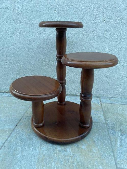 Table à plantes - Bois - Repose plante x3, Antiek en Kunst, Curiosa en Brocante