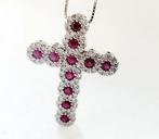 Collier avec pendentif - 18 carats Or blanc - 2.80ct. tw.