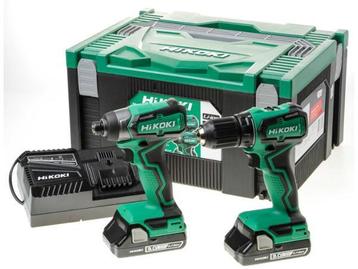 Veiling - Hikoki combopack boor-schroefmachine en slagschroe