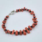 Corail rouge - Argent - Bracelet - CORAIL MÉDITERRANÉEN