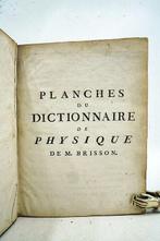 Mathurin-Jacques Brisson - Planches du Dictionnaire de