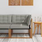 vidaXL Buitenhoekbank Massief Acacia Hout Naturel, Tuin en Terras, Verzenden, Nieuw