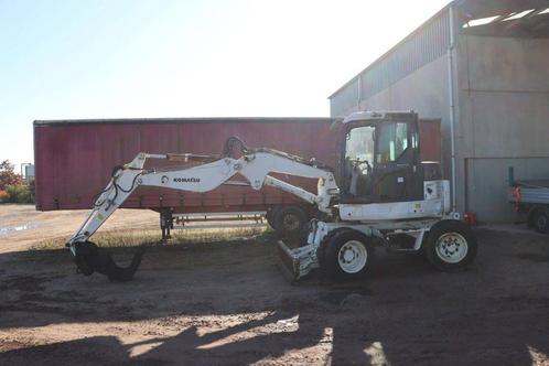 Veiling: Wielgraafmachine Komatsu PW98MR-6 Diesel 72pk 2008, Zakelijke goederen, Machines en Bouw | Kranen en Graafmachines, Ophalen