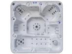 6-persoons Outdoor Spa / Jacuzzi incl. Bluetooth 220x220 cm