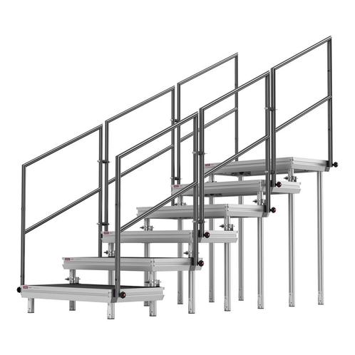 FORTEX STAGE750 Pro Stair Top Line set 20-120cm incl. Safety, Muziek en Instrumenten, Licht en Laser, Verzenden