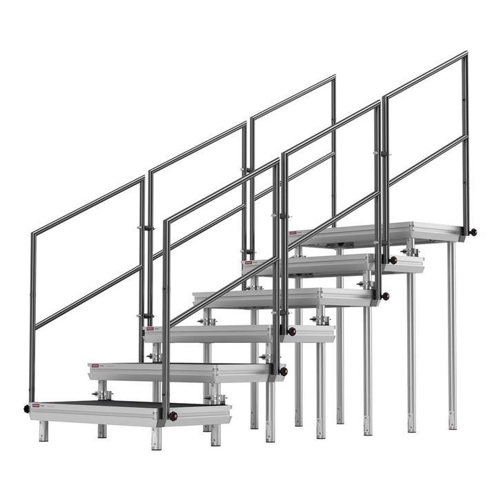 FORTEX STAGE750 Pro Stair Top Line set 20-120cm incl. Safety, Musique & Instruments, Lumières & Lasers, Envoi