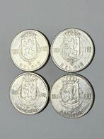 België. 100 Francs 1948/1951, Lot de 4 pièces Les 4 Rois