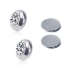 Fako Bijoux® - Oorbellen - Magneet - Magnetisch - RVS - 8mm, Handtassen en Accessoires, Verzenden, Nieuw