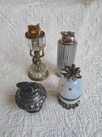 Zonder minimumprijs - Aansteker - Glas, Messing, Zilver,