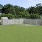 vidaXL Hondenkennel met dak 10x10x2,5 m gegalvaniseerd staal, Dieren en Toebehoren, Verzenden, Nieuw