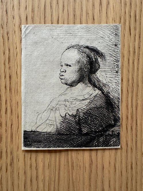 Rembrandt Van Rijn (1606-1669) - The White Negress, 1630, Antiek en Kunst, Antiek | Overige Antiek