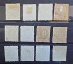 Espagne 1874/1898 - Ensemble de timbres d’impôt de guerre -