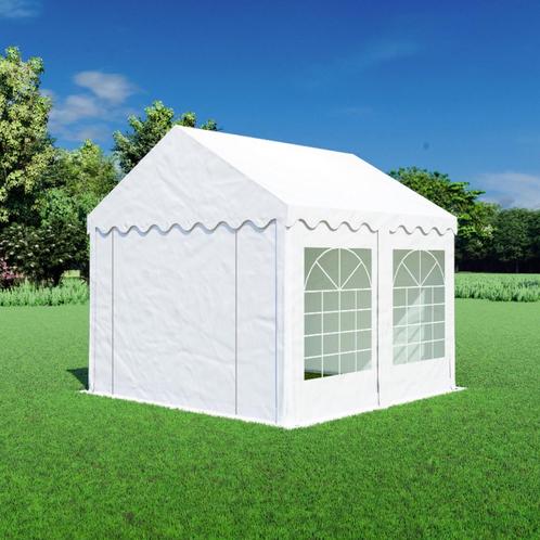 Partytent 3x3 PVC - Classic | Wit, Tuin en Terras, Partytenten, Minder dan 5 meter, Partytent, Nieuw, Minder dan 4 meter, Verzenden