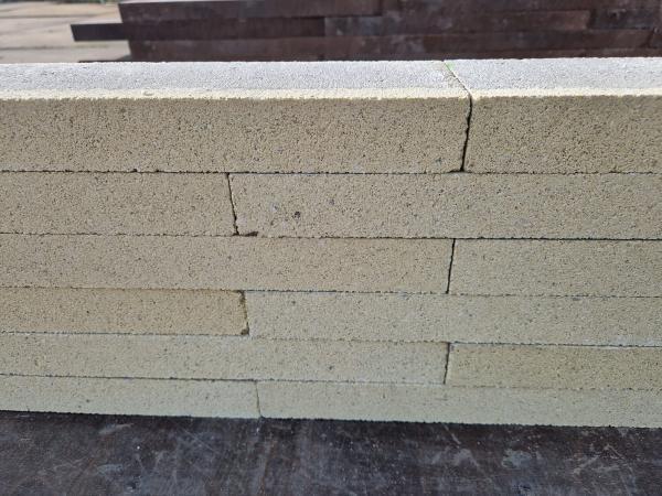 Veiling - 224x Muurblok Cream 59,5 Cm, Tuin en Terras, Bielzen en Borduren