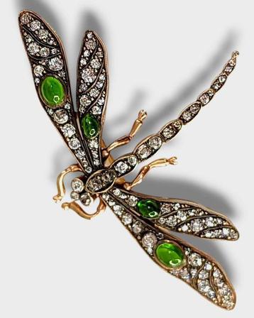 Broche - 14 karaat Geel goud, Imperiaal Russisch 56k Goud &