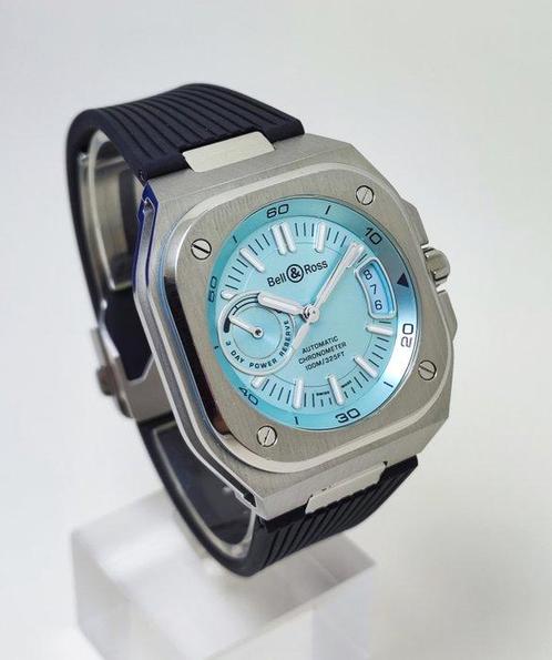 Bell & Ross - BR-X5 “Ice Blue” 3 Days - BRX5R-IB-ST/SRB -, Handtassen en Accessoires, Horloges | Heren