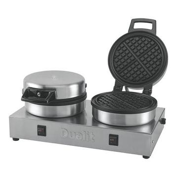 Wafel bakapparaat | 1,6kW | met 2 thermostaten en 2, Verzenden, Nieuw in verpakking