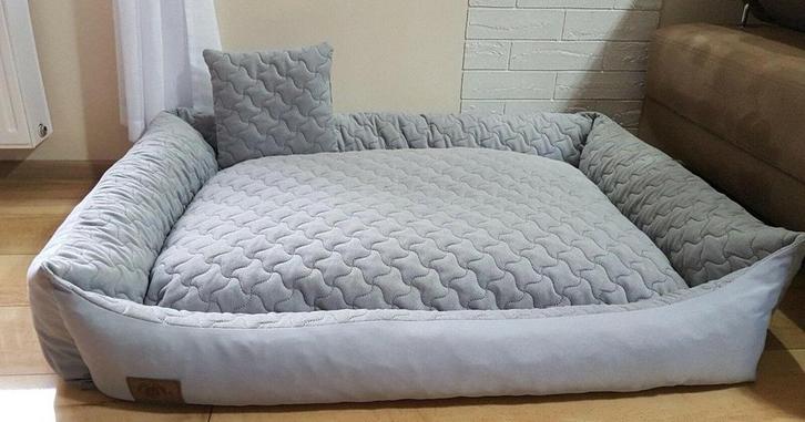 Comfortabel Hondenbed 120x90 cm - Polyurethaanschuim Kuss..., Dieren en Toebehoren, Hondenmanden, Nieuw, Stof, Ophalen of Verzenden