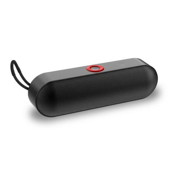 Draagbare bluetooth speaker - zwart - compact 19 cm, Audio, Tv en Foto, Luidsprekerboxen, Verzenden