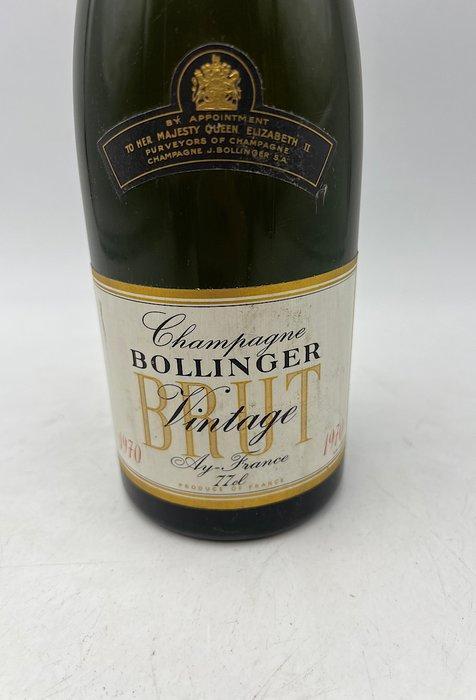 1970 Bollinger - Champagne Brut - 1 Fles (0,75 liter), Verzamelen, Wijnen