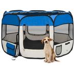 vidaXL Parc pliable pour chien avec sac de transport, Verzenden, Neuf