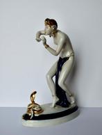 Royal Dux Porzellan-Manufaktur - Beeld, Snake Charmer - 24.5