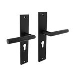 Deurklink Bastian op schild 245x45 mm met profielcilinder..., Ophalen of Verzenden, Nieuw, Overige materialen, Klink of Kruk