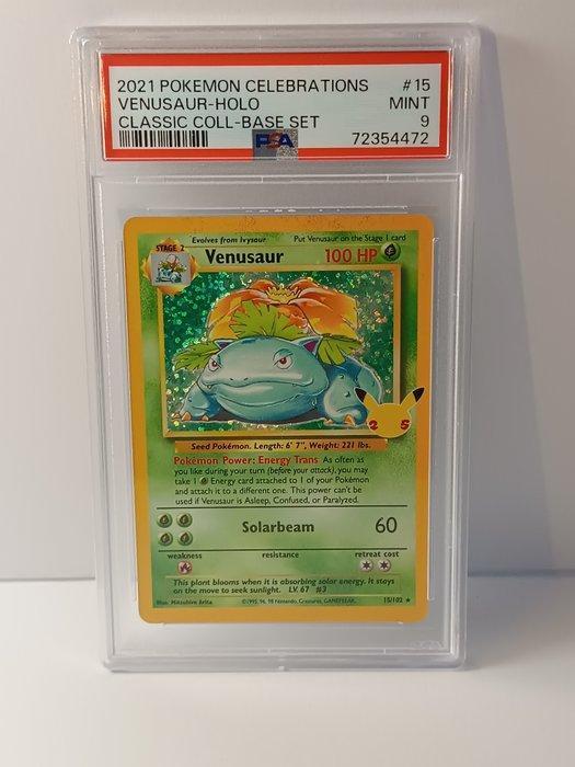 Pokémon - 1 Graded card - Venusaur 15/102 Foil - PSA 9 -, Hobby en Vrije tijd, Verzamelkaartspellen | Pokémon