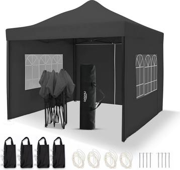 NIVADA Opvouwbaar Easy Up Partytent XL - 3x3m - Feesttent disponible aux enchères