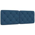 vidaXL Hoofdbordkussen 120 cm stof blauw, Huis en Inrichting, Slaapkamer | Bedden, Verzenden, Nieuw