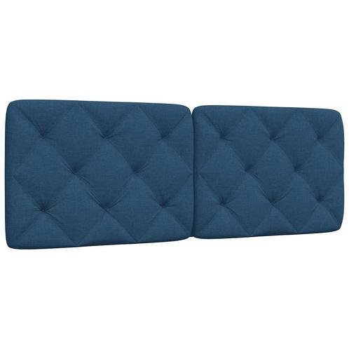 vidaXL Hoofdbordkussen 120 cm stof blauw, Huis en Inrichting, Slaapkamer | Bedden, Nieuw, Verzenden