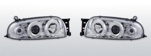 Koplampen Angel Eyes | Ford Fiesta MK4 1995-1999 | chroom, Auto-onderdelen, Verlichting, Nieuw, Ford, Verzenden