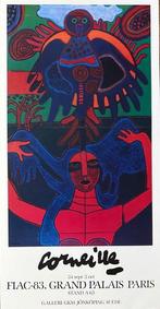Guillaume Corneille (1922-2010) - Affiche Femme et oiseau,, Antiek en Kunst