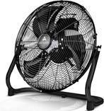 Aerson Vloerventilator - 30cm - 3 standen - 55W - Zwart, Verzenden, Nieuw