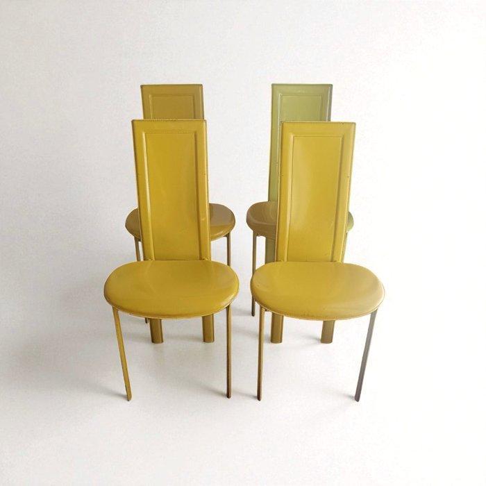 Cattelan Italia - Lara - Stoel (4) - Synthetisch leder,, Antiek en Kunst, Kunst | Designobjecten