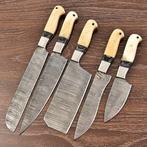 Keukenmes - Chefs knife - Kameelbot en gevouwen staal -