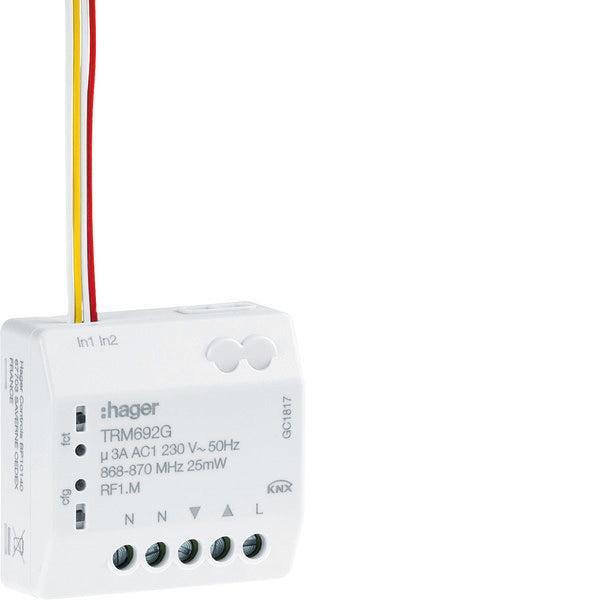 KNX RF Inbouw Rolgordijn Besturingsmodule 230V - TRM692G, Bricolage & Construction, Électricité & Câbles, Envoi