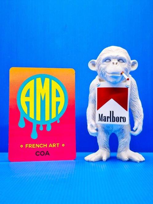 AMA (1985) - Marlbo Chimp - Banksy & Marlboro, Antiek en Kunst, Kunst | Schilderijen | Modern