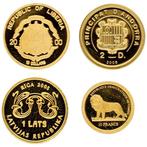 World. Various Denominations 2000/2008 - Gouden Munten (4, Postzegels en Munten, Munten | Europa | Niet-Euromunten