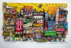 Charles Fazzino (1955) - 3D Sunset over Broadway, Antiek en Kunst, Kunst | Schilderijen | Modern